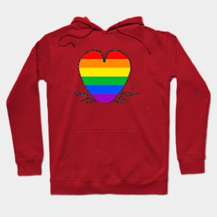 Pride root heart Hoodie